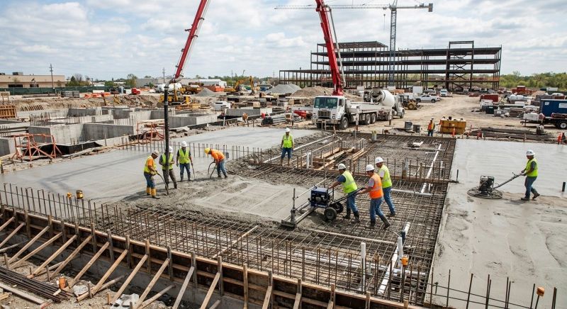Commercial Slab Installation in Barrow County, GA