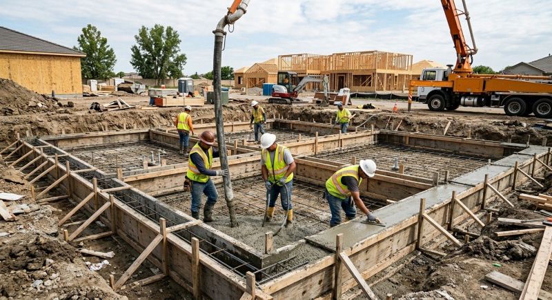 Concrete Foundation Installation in Braselton, GA