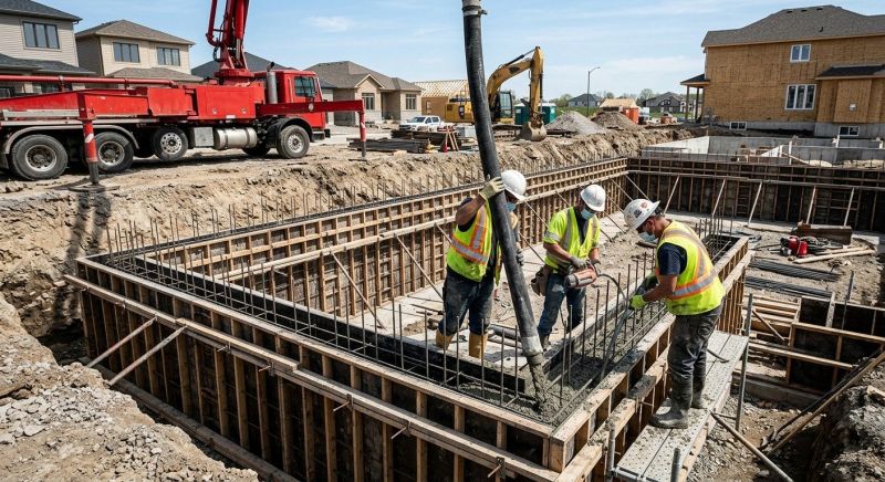Foundation Wall Pouring in Lithonia, GA