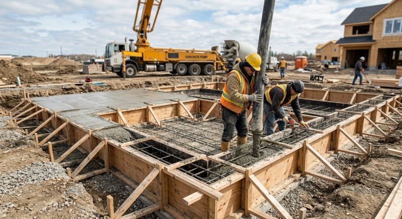 Foundation Wall Pouring in Winder, GA
