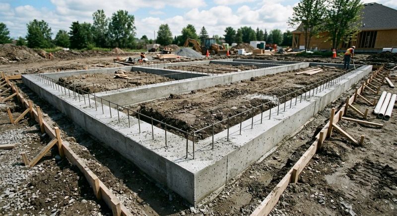 House Footing Construction in Gwinnett County, GA