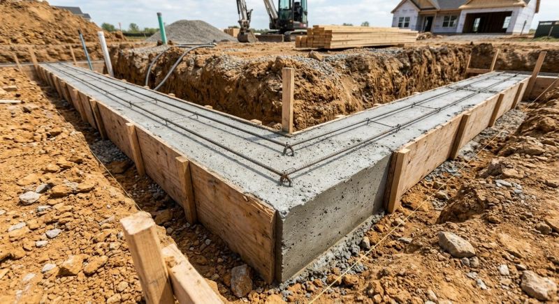House Footing Construction in Gwinnett County, GA